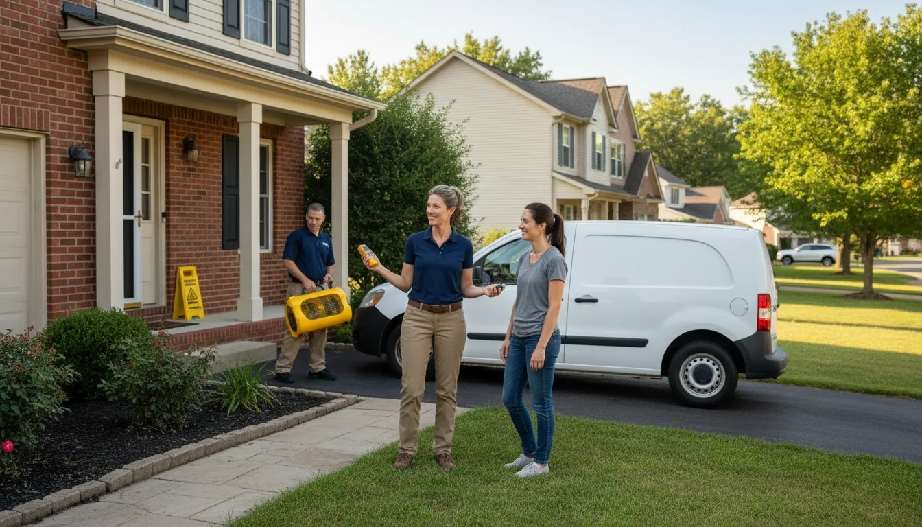 Water restoration image for Home Water Damage Repair in Dundee, MI
